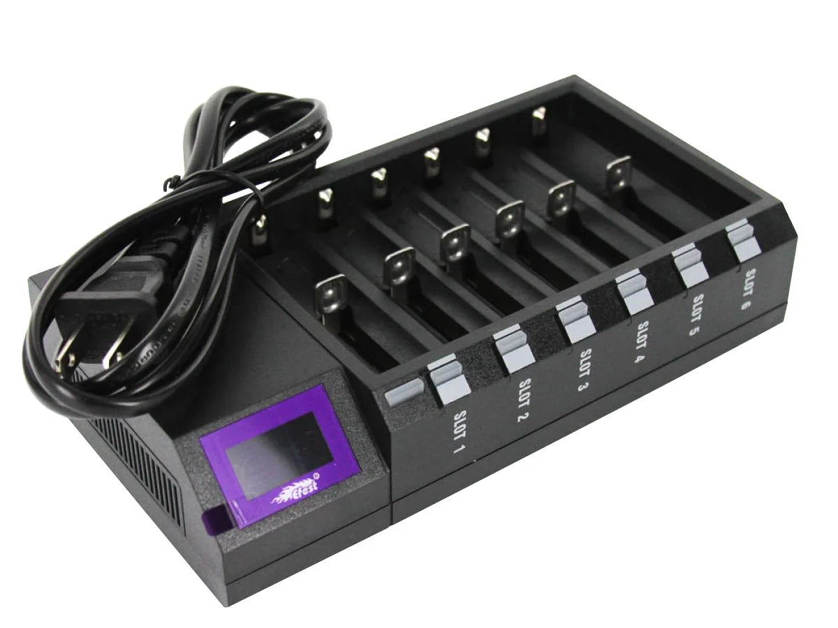 Efest LUC Blu6 LCD Intelligent Charger